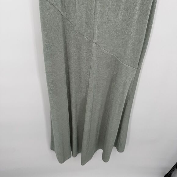 Saints & Secrets Green Formal Halter Long Dress Cowl Neckline Size Small - Picture 8 of 12